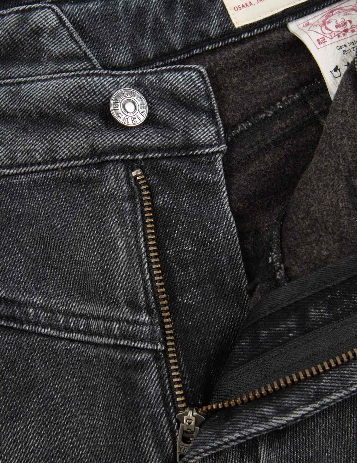 LOGO EMBROIDERY TAPER JEANS - 8