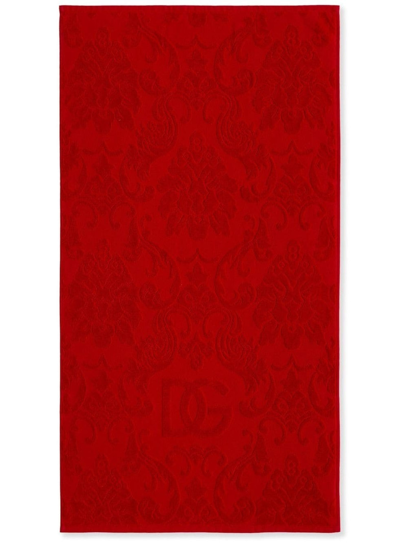 Dolce & Gabbana jacquard cotton bath towel outlook