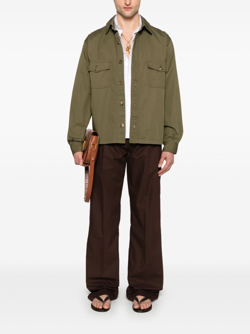 cotton shirt jacket - 2