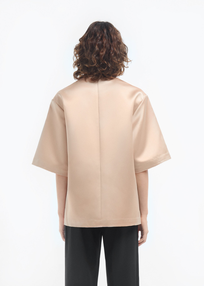 Oversized Shirt in Duchess Satin 4