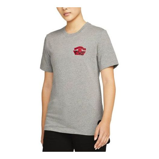 (WMNS) Jordan x Nina Chanel Abney T-shirt 'Grey' DO9806-063 - 1