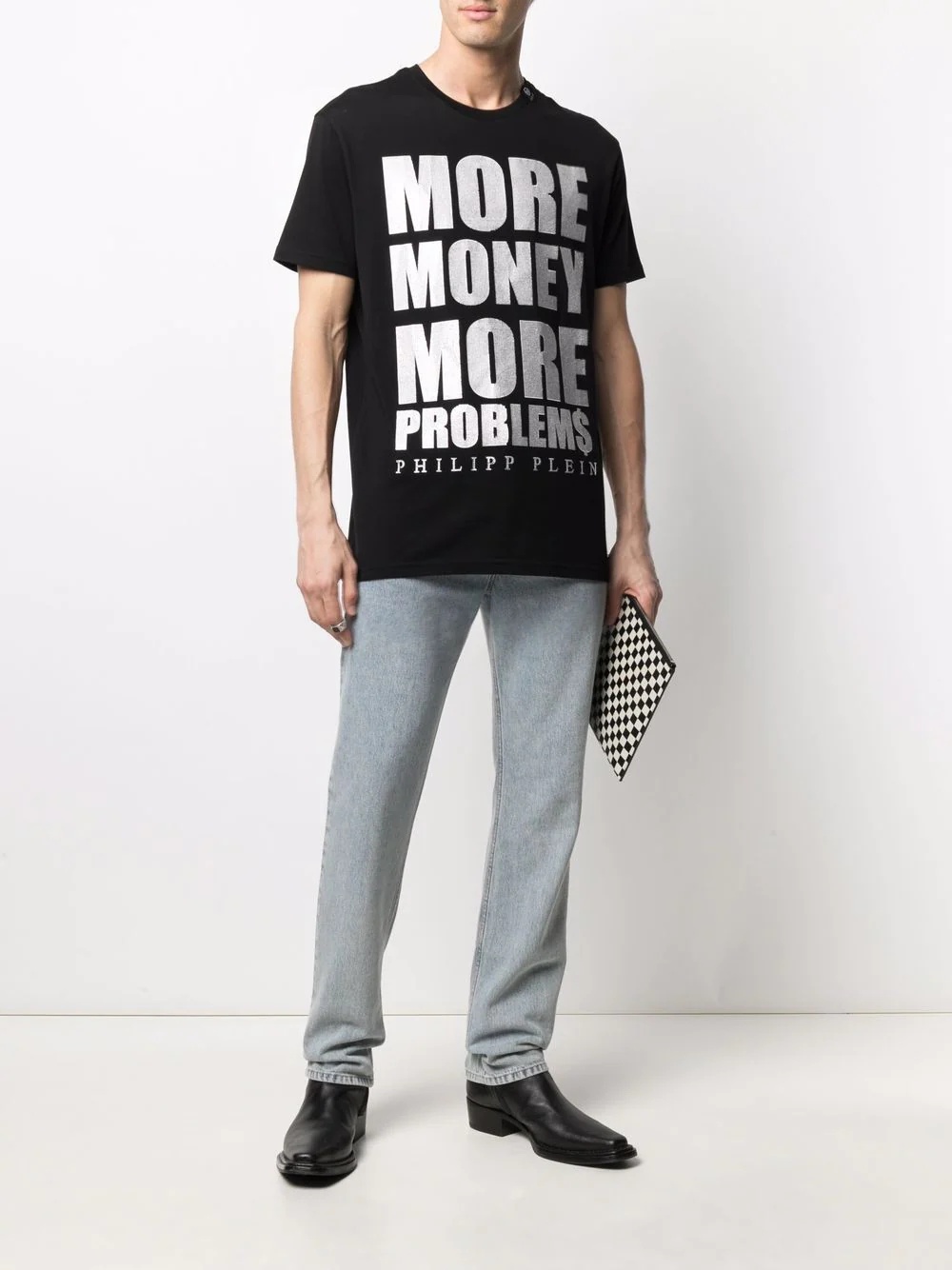 slogan-print cotton T-shirt - 2