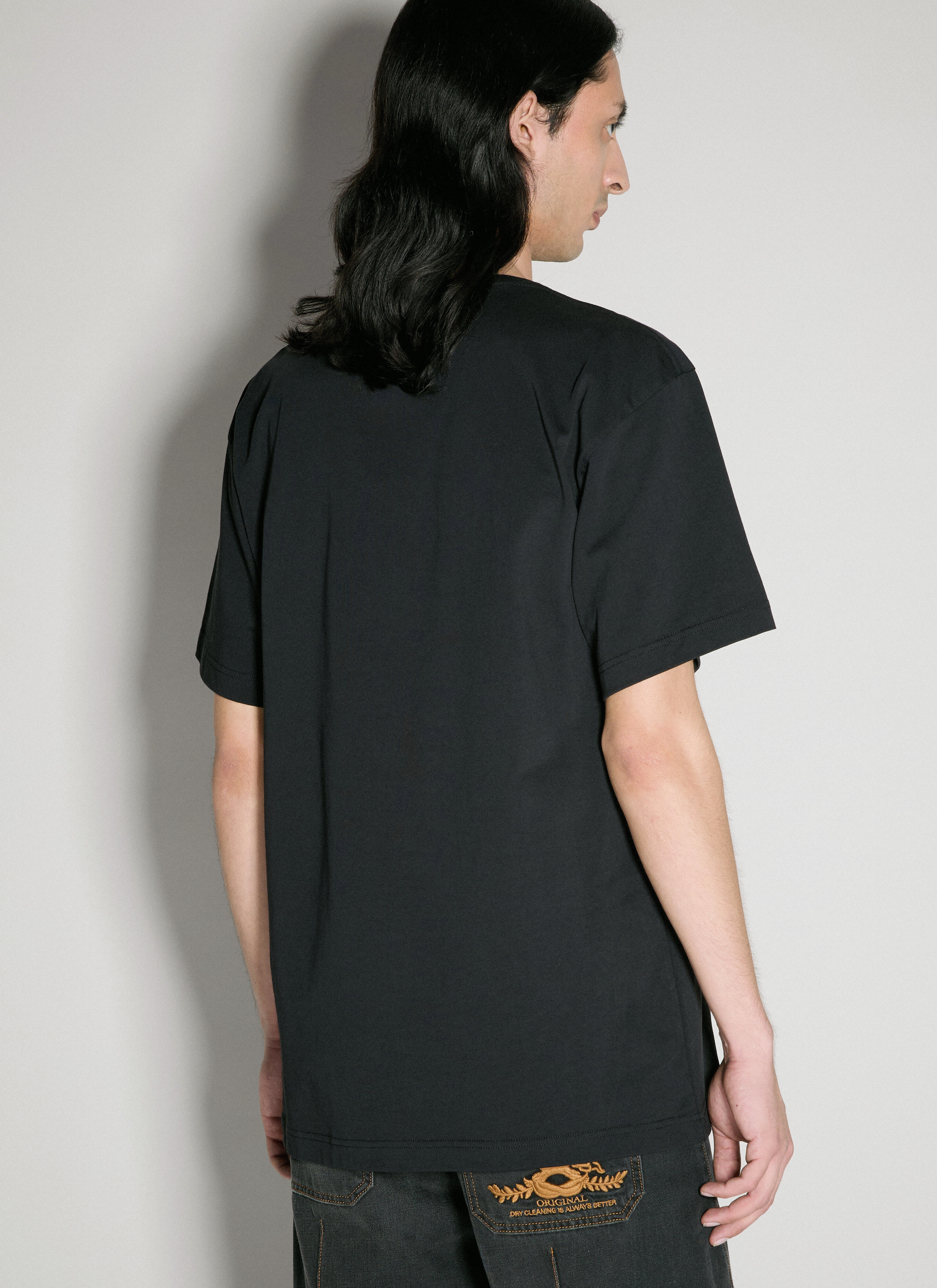 Y/PROJECT YクロムクルネックTシャツ 204TS006 J135OPTICWHITE Y/Project Y Chrome T-shirt 204TS006.J135-OPTIC WHITE | IlDuomo