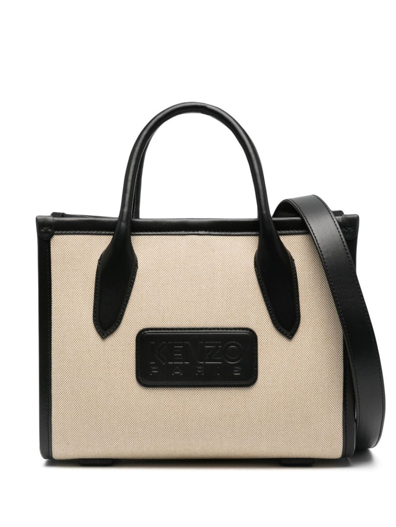 logo-patch tote bag 1