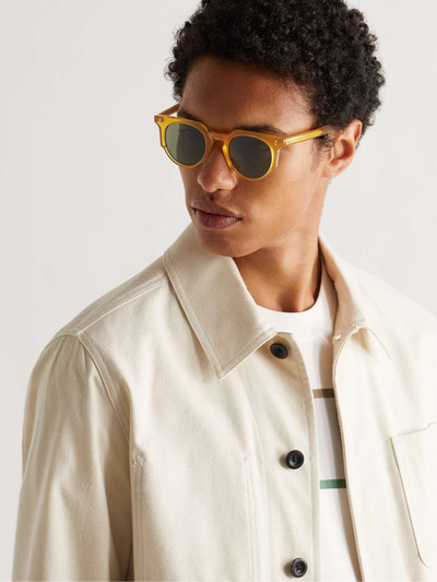 CUTLER AND GROSS Round-Frame Acetate Sunglasses outlook