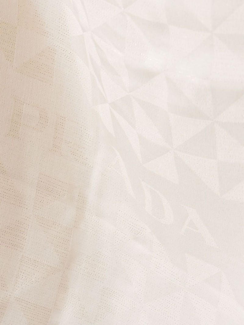 Prada logo-jacquard scarf outlook