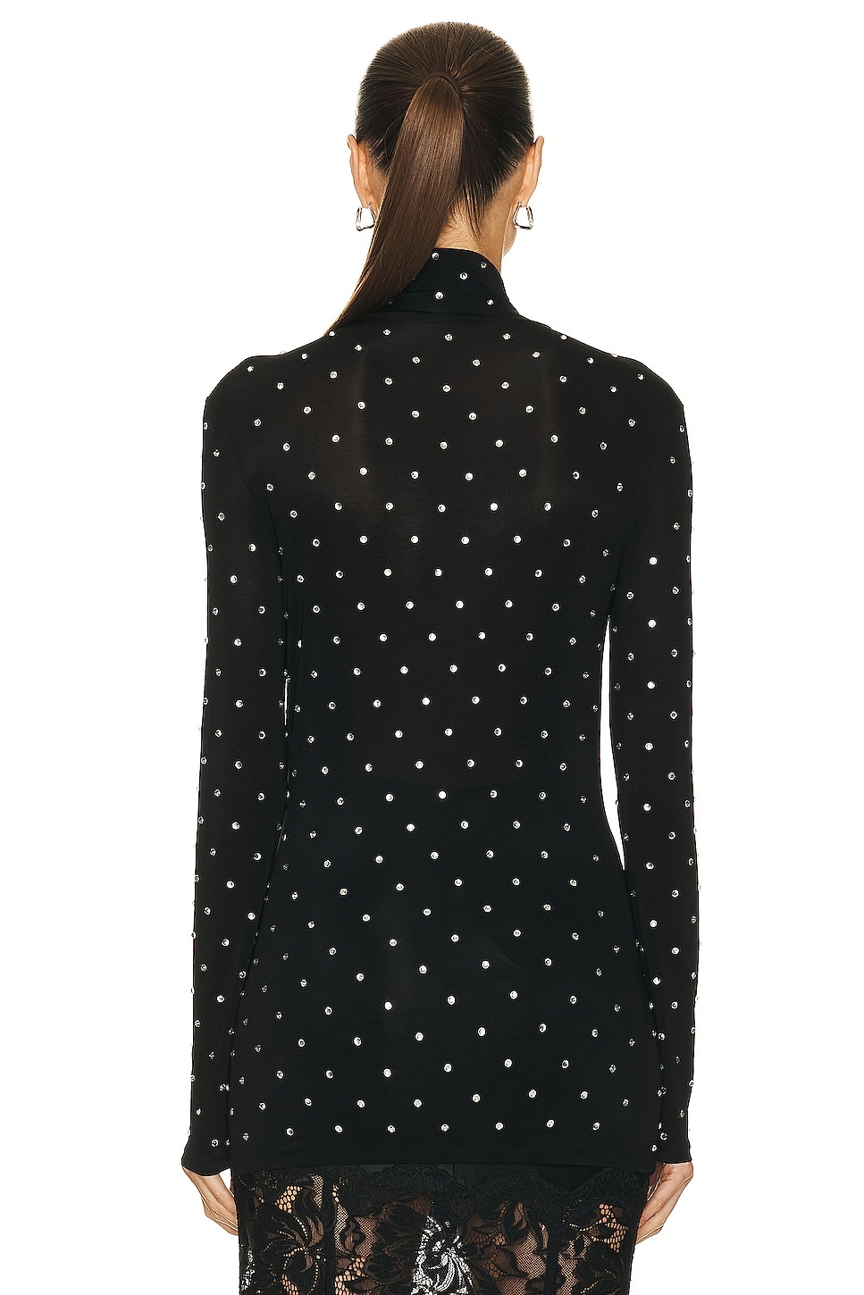 Studded Turtleneck Top - 3