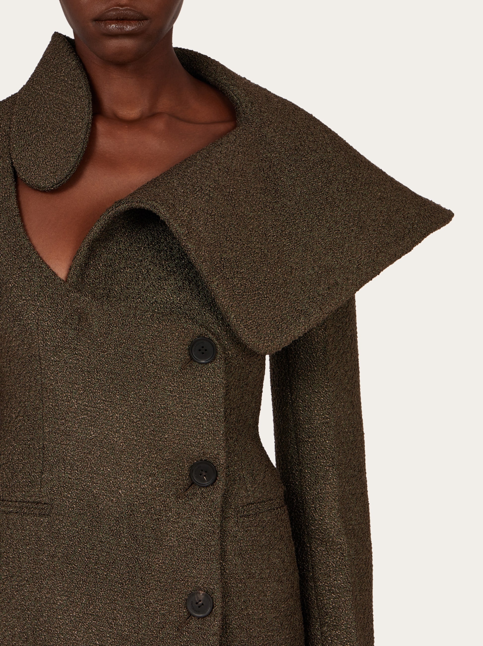 Sculptural cut coat - 5
