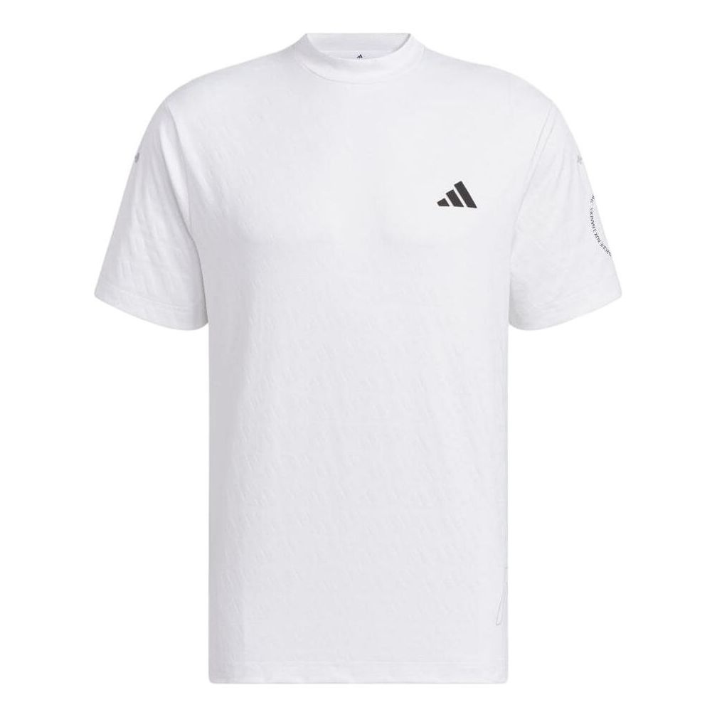 adidas Street Style Plain Logo T-Shirts 'White' IN9059 - 1