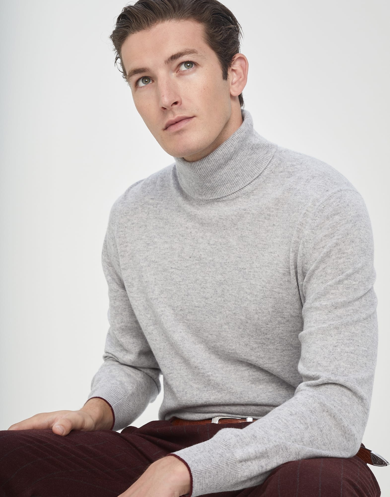 Cashmere turtleneck sweater - 4
