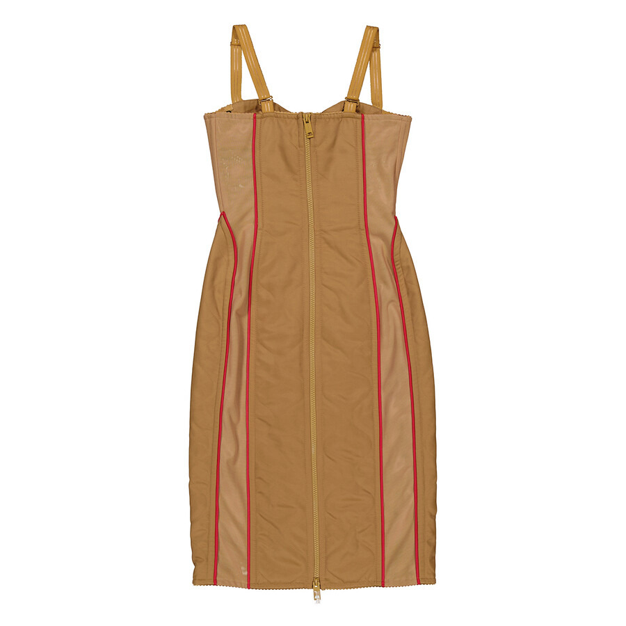 Burberry Ladies Camel Alanis Corset Mini Dress - 2