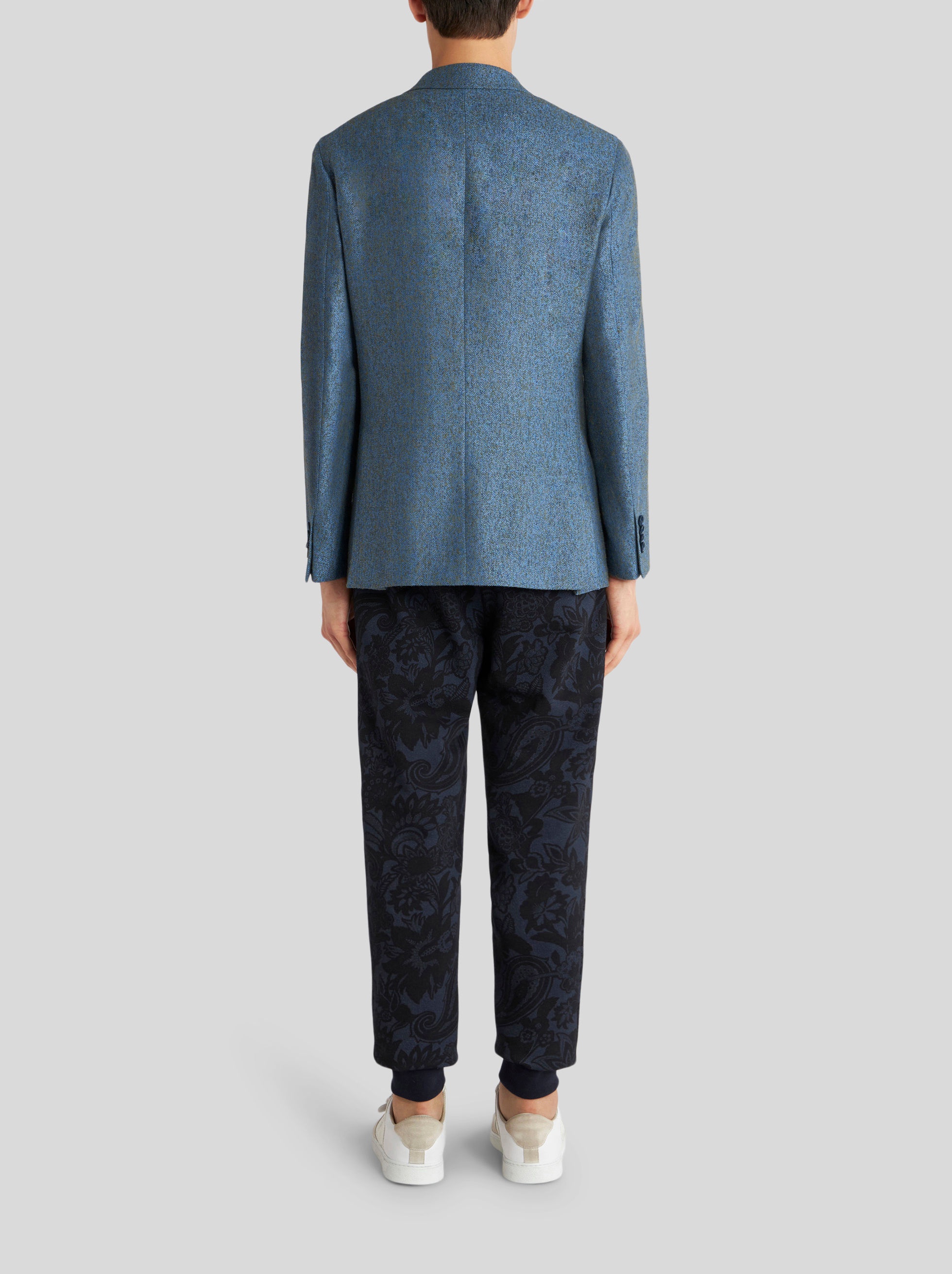 TAILORED SILK AND ALPACA JACKET - 4