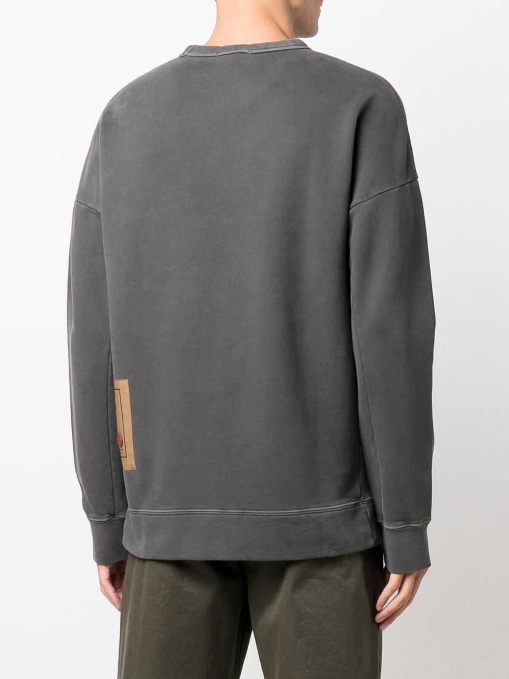 crew-neck cotton sweatshirt - 4