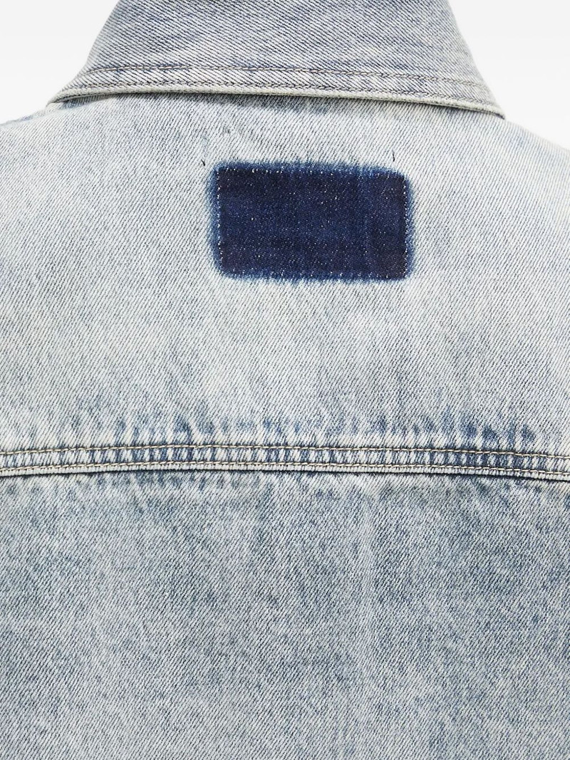 Cutaway Ls Worn denim shirt 4