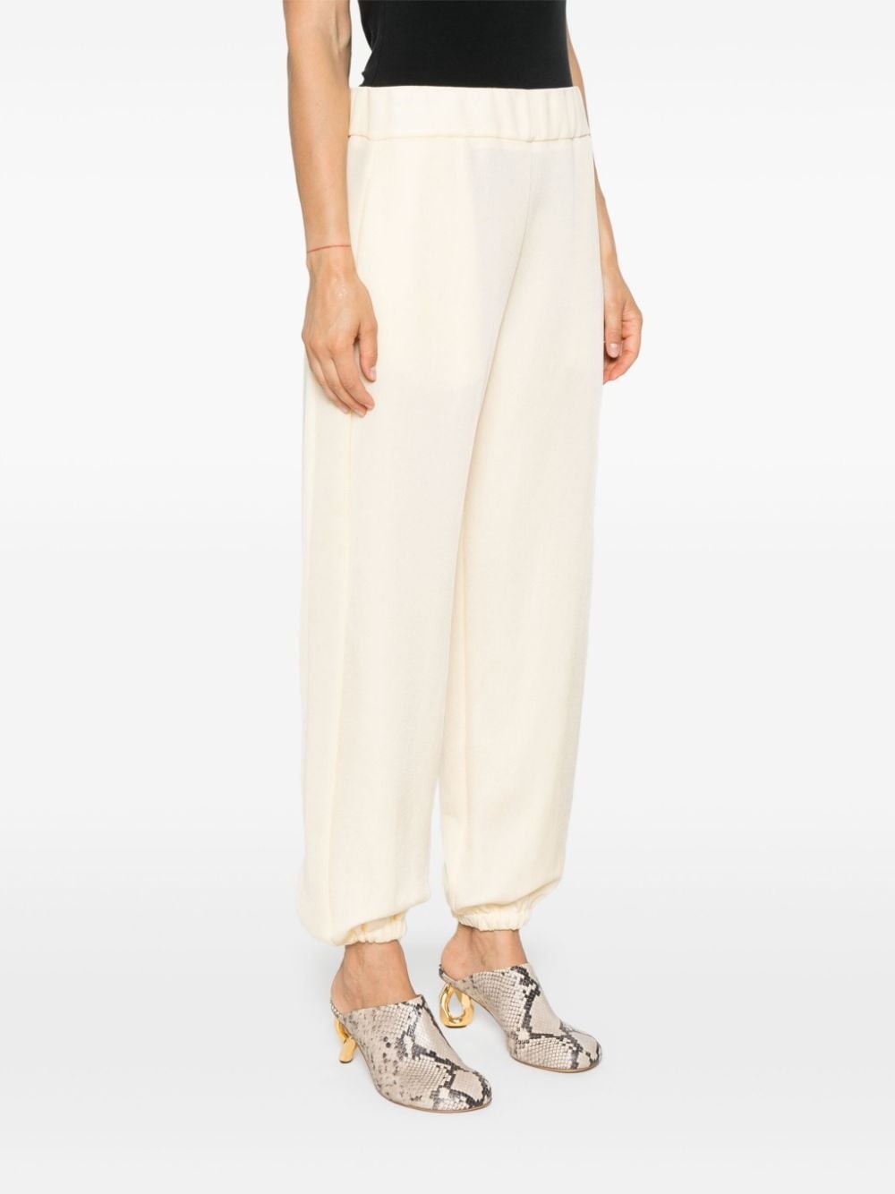 high-waist tapered trousers - 3