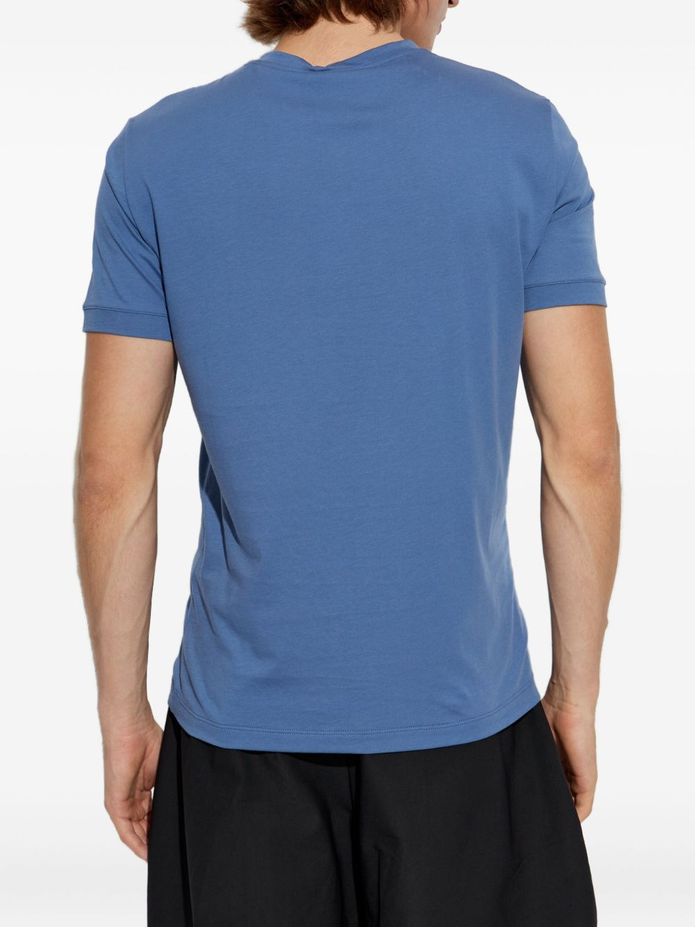 logo-print cotton T-shirt - 4