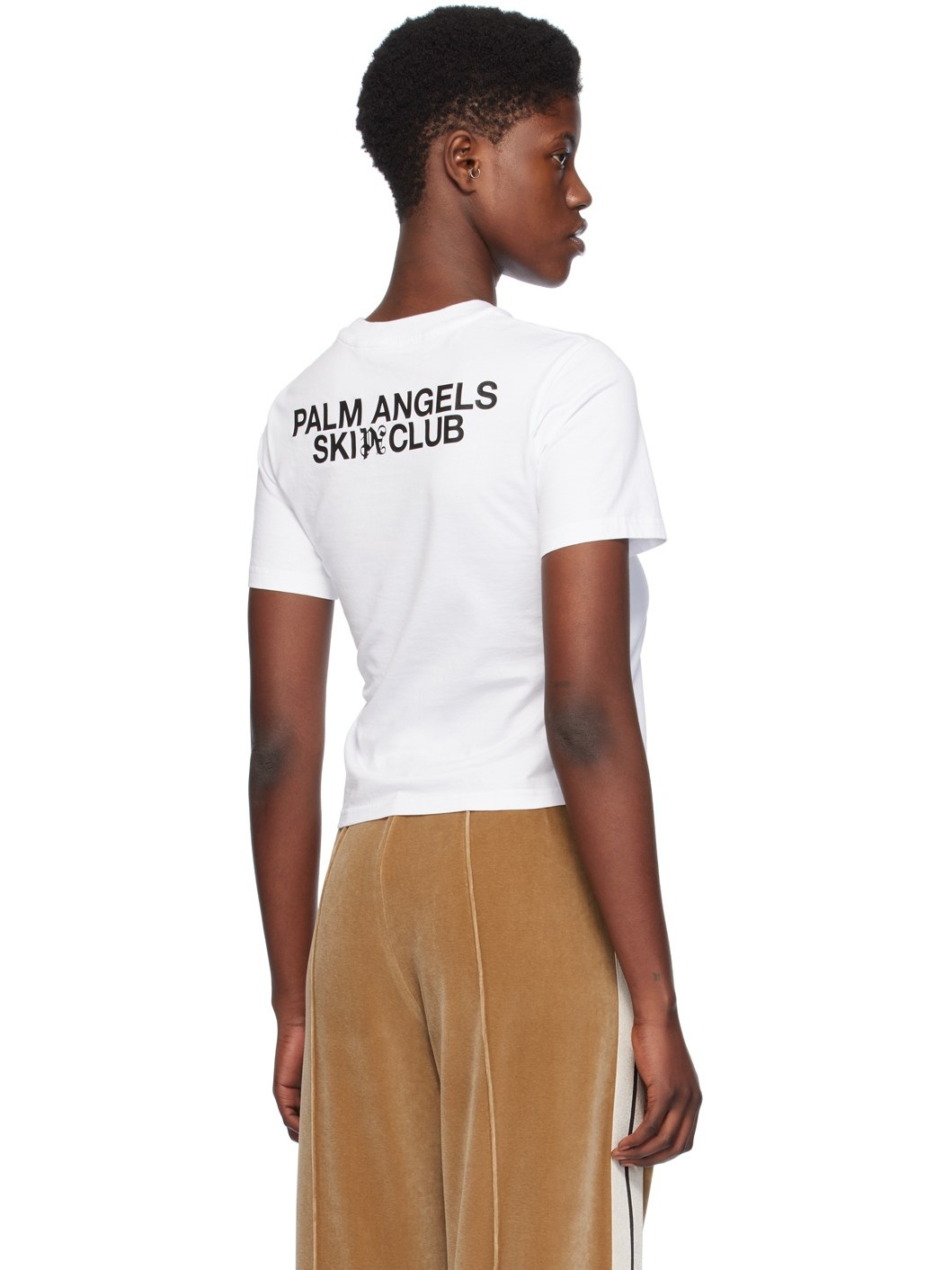 White 'Ski Club' T-Shirt - 3