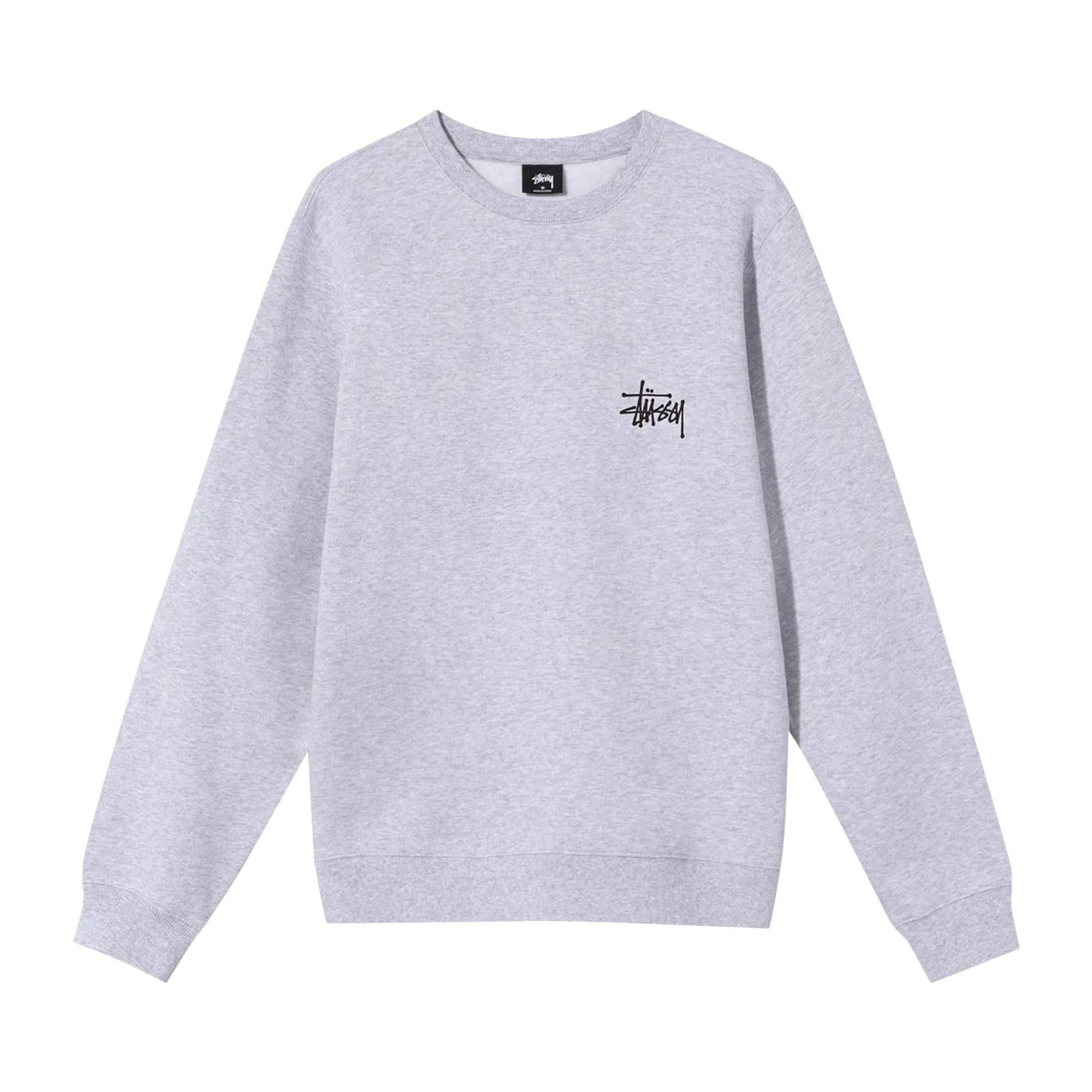 Stussy Basic Crew 'Ash Heather' - 1