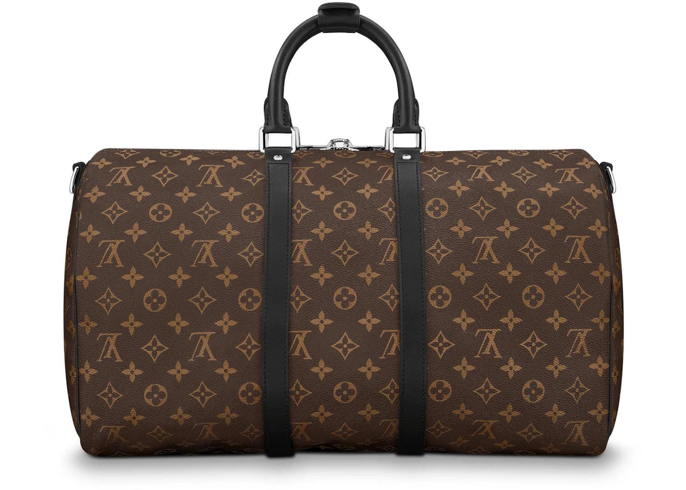 Louis Vuitton Keepall Bandouliere Monogram Macassar 45 Brown/Black - 2
