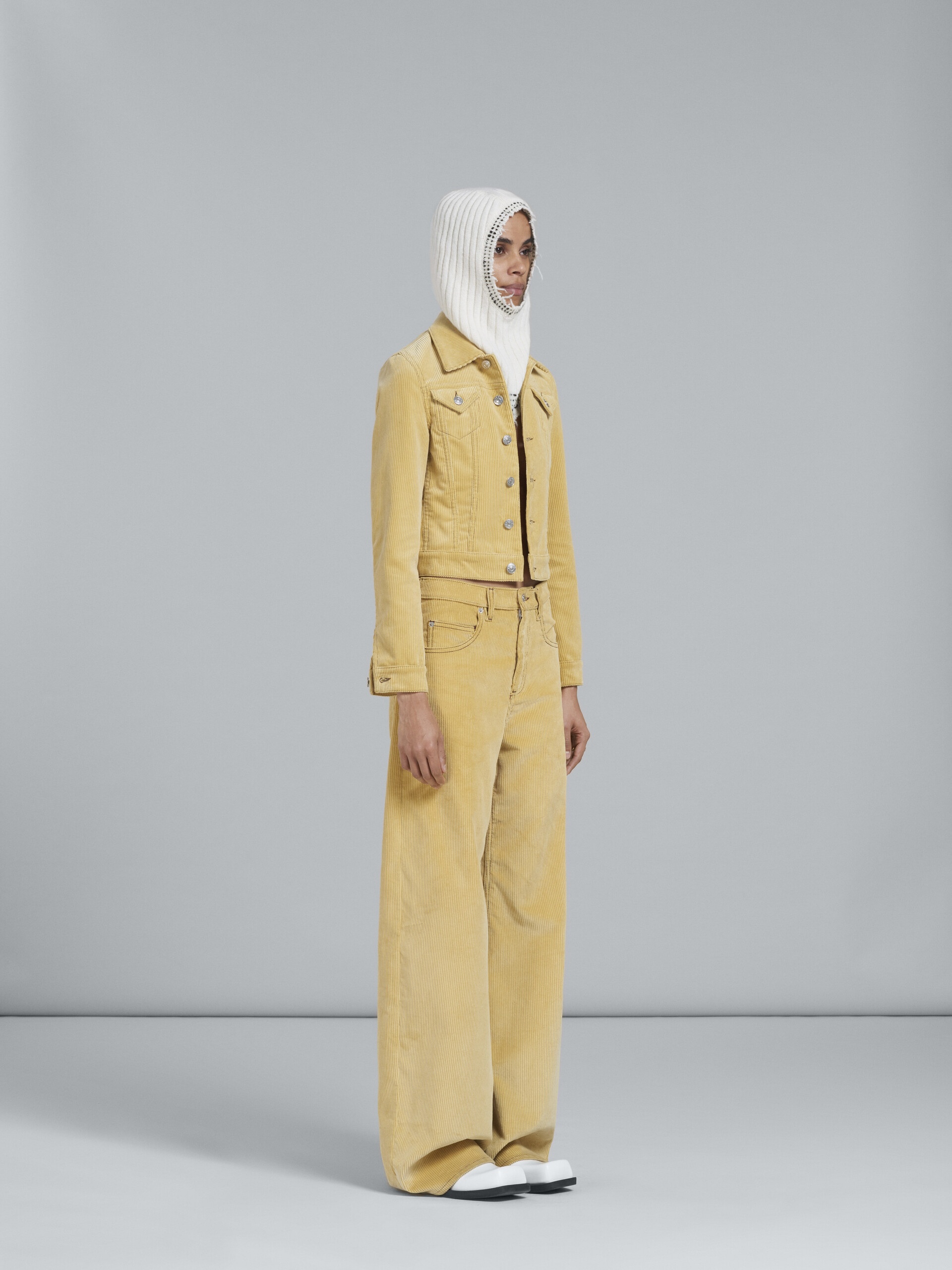 LIGHT YELLOW CORDUROY JACKET - 6