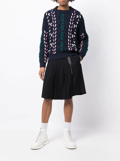 UNDERCOVER pleated skirt shorts outlook