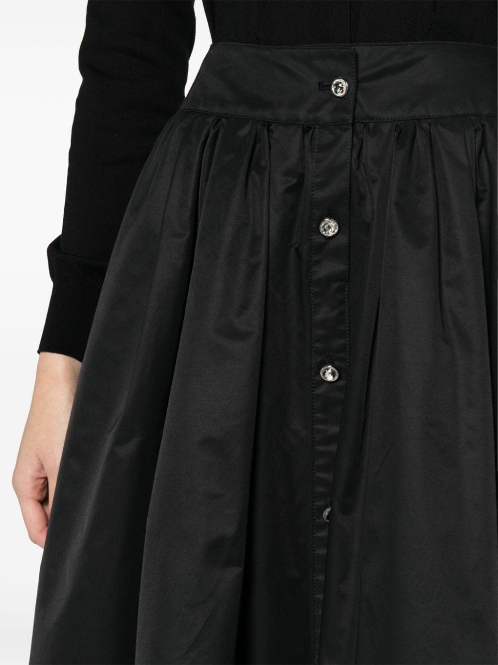 A-line pleated midi skirt - 5