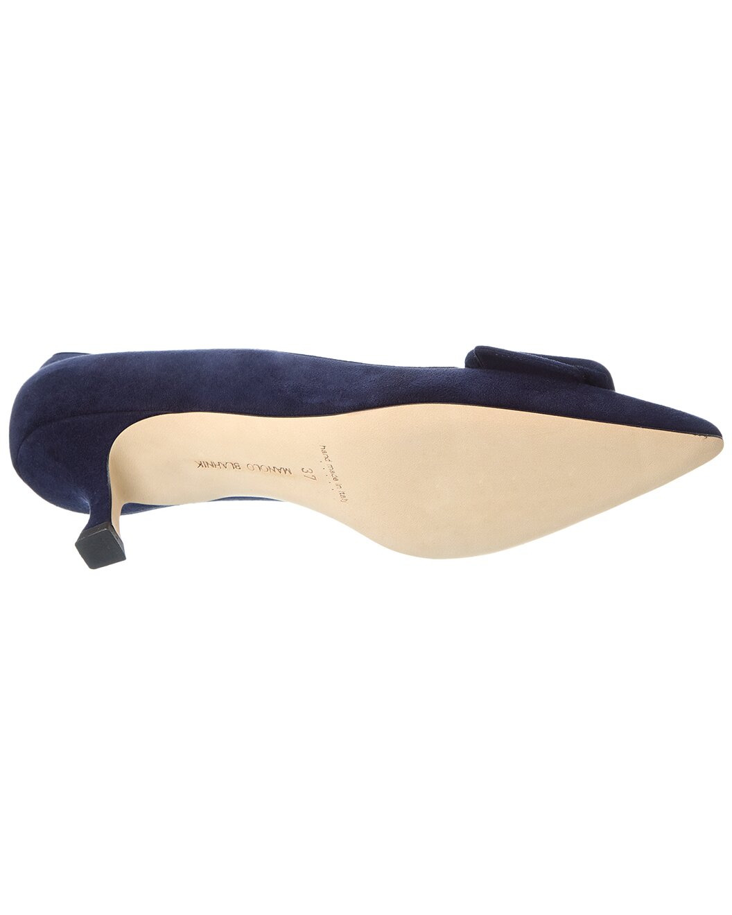 Manolo Blahnik Maysale 50 Suede Pump - 4