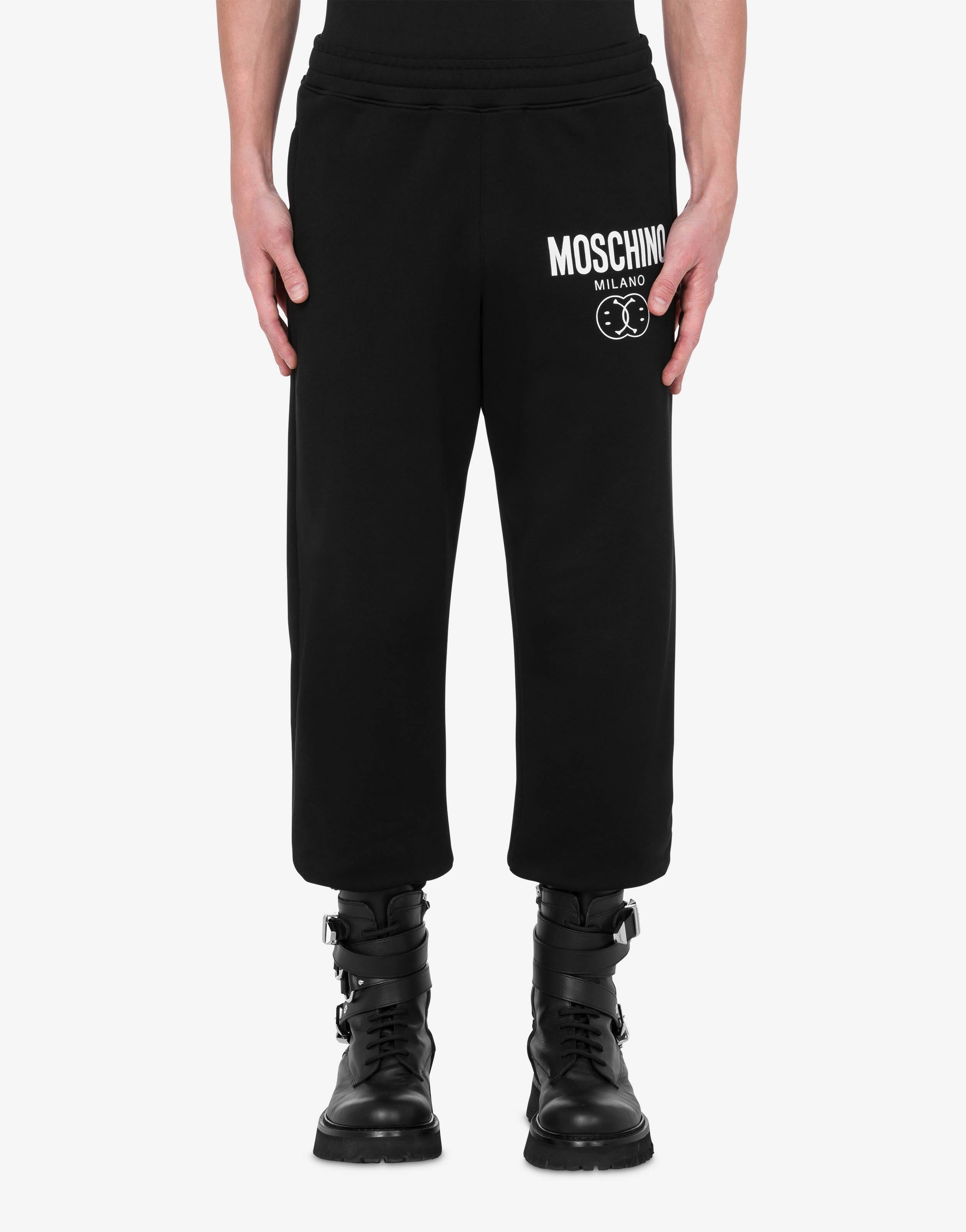 DOUBLE SMILEY® LOGO ORGANIC FLEECE JOGGERS - 2