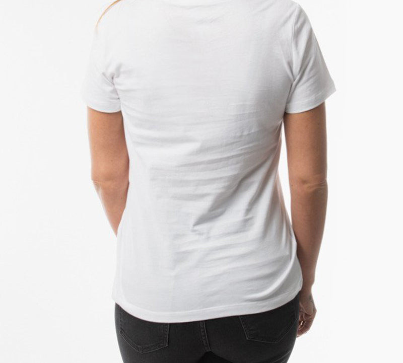 Converse (WMNS) Converse All Star Round Neck Short Sleeve White 10017759-A04 outlook
