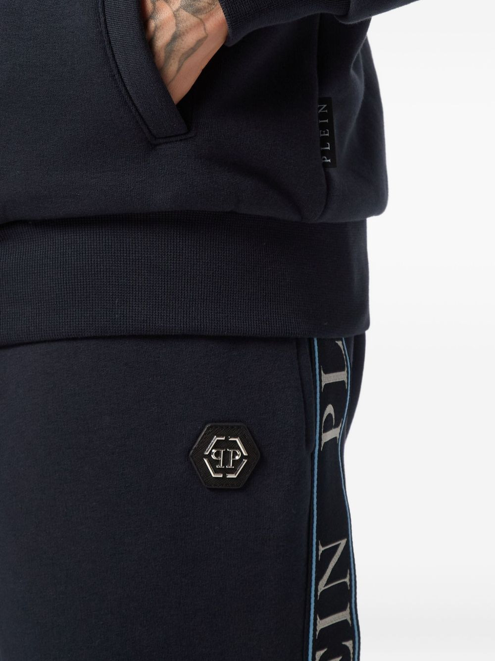 zip-up cotton sweatshirt - 4