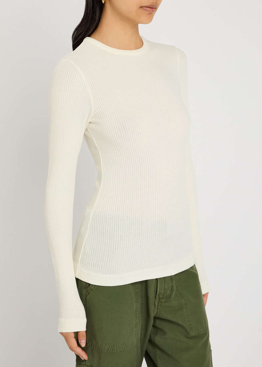 Citizens OF Humanity Bina Ribbed Stretch-jersey top - 2