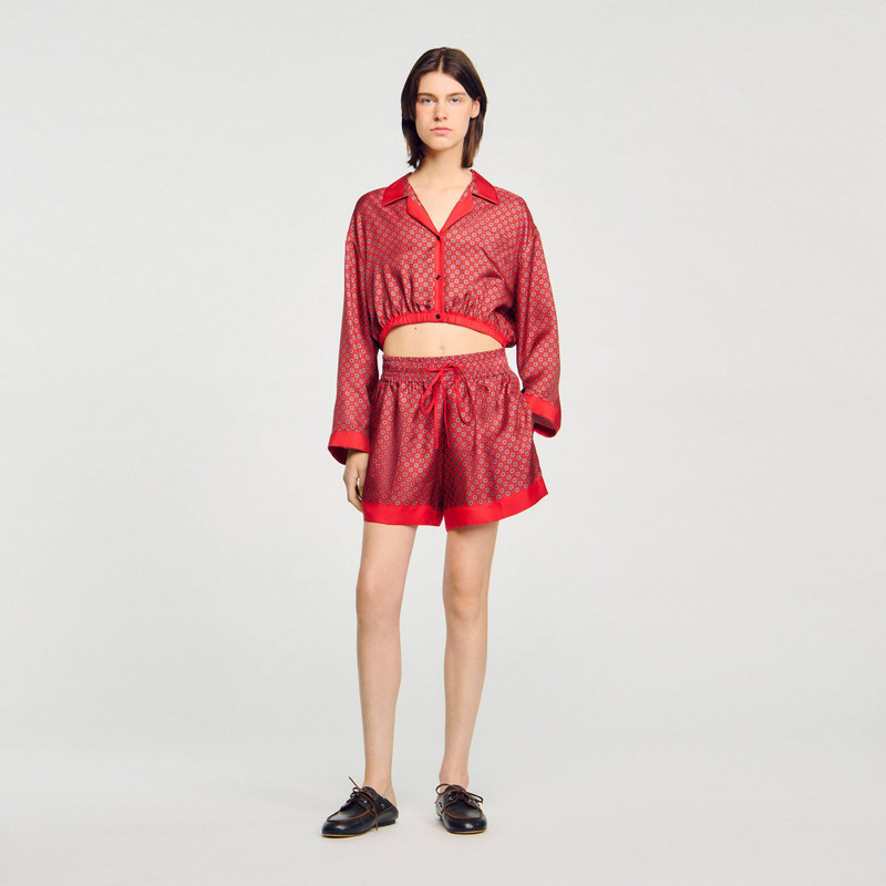 Sandro SCARF PRINT SHORTS outlook