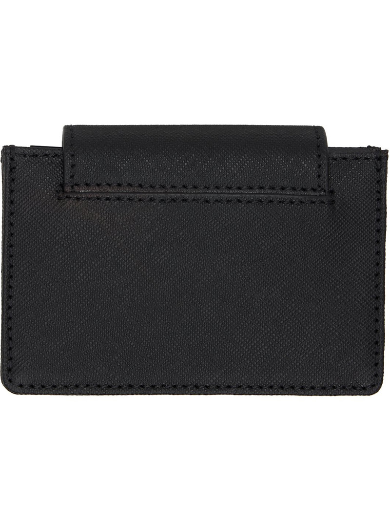 Vivienne Westwood Black Flap Card Holder outlook