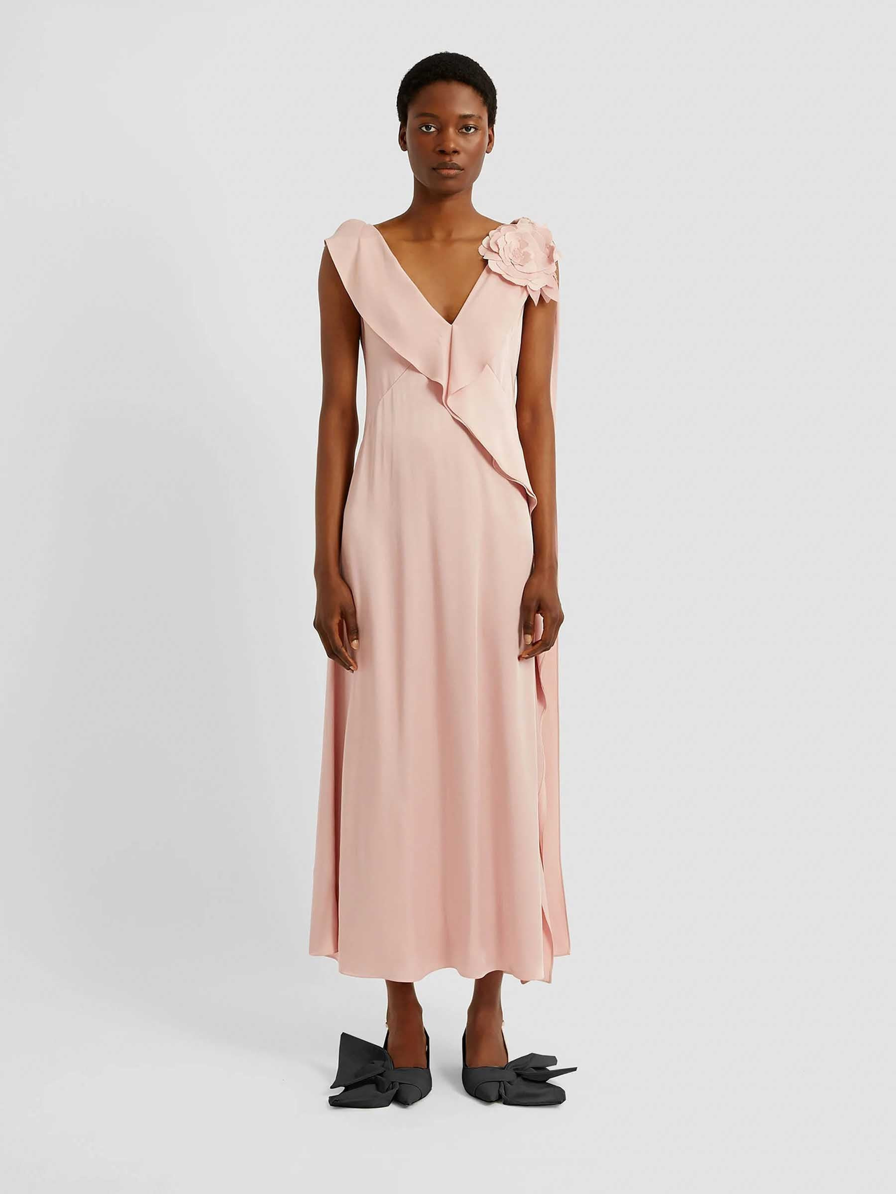 MIDI SATIN DRESS - 2