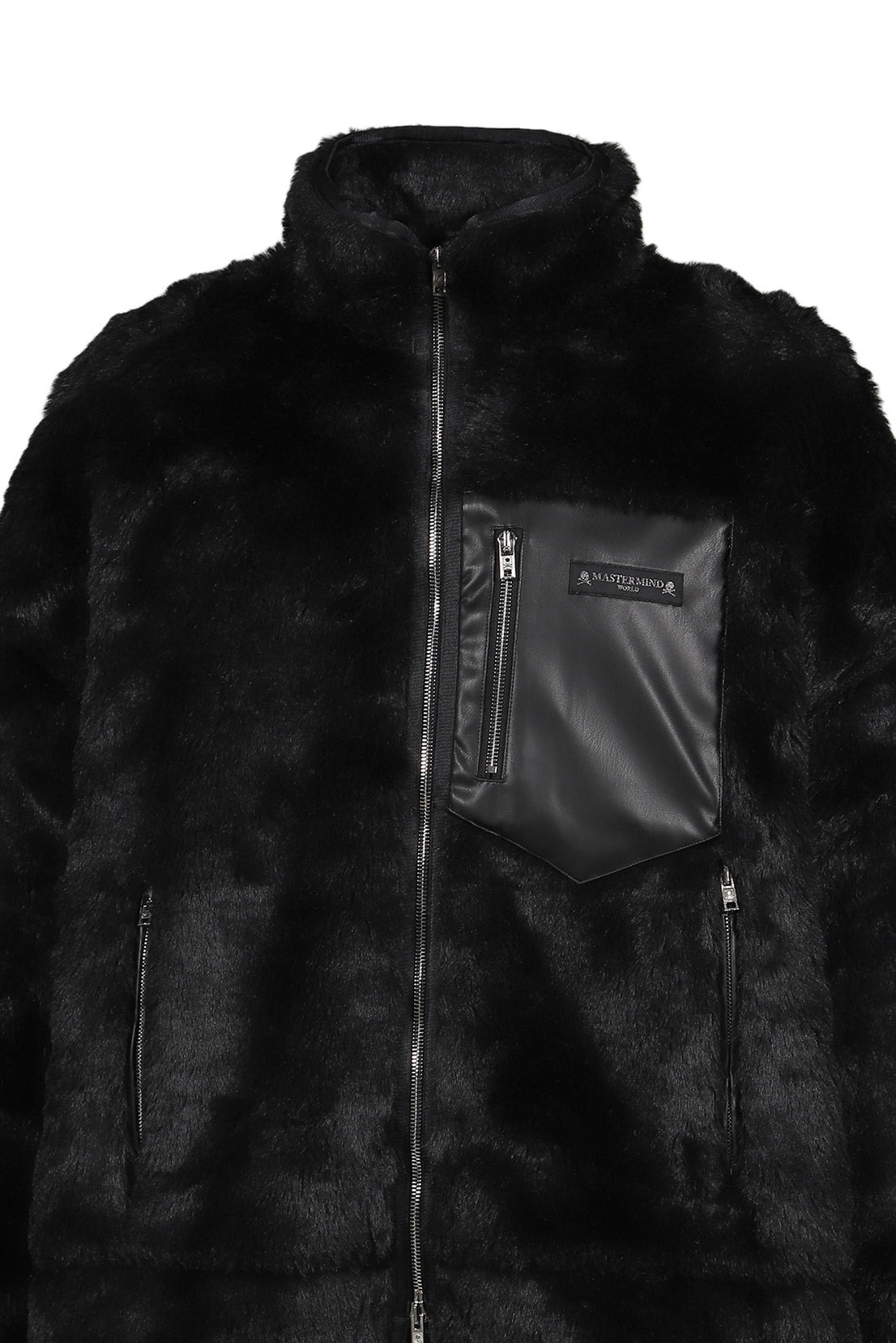 RABBIT FUR JACKET / BLK - 4