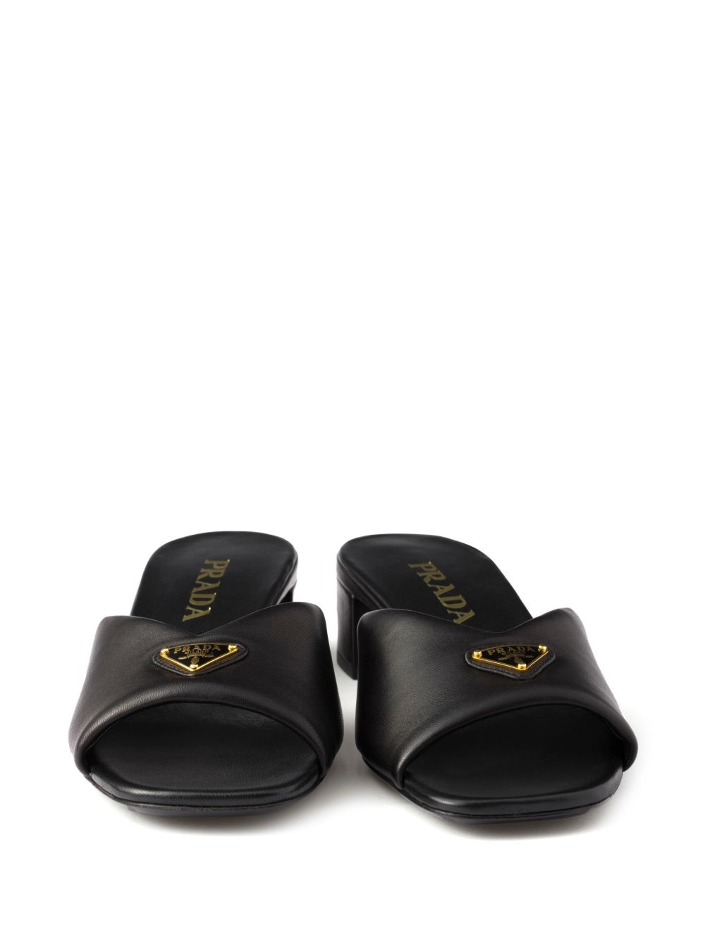 35mm padded leather sandals - 5