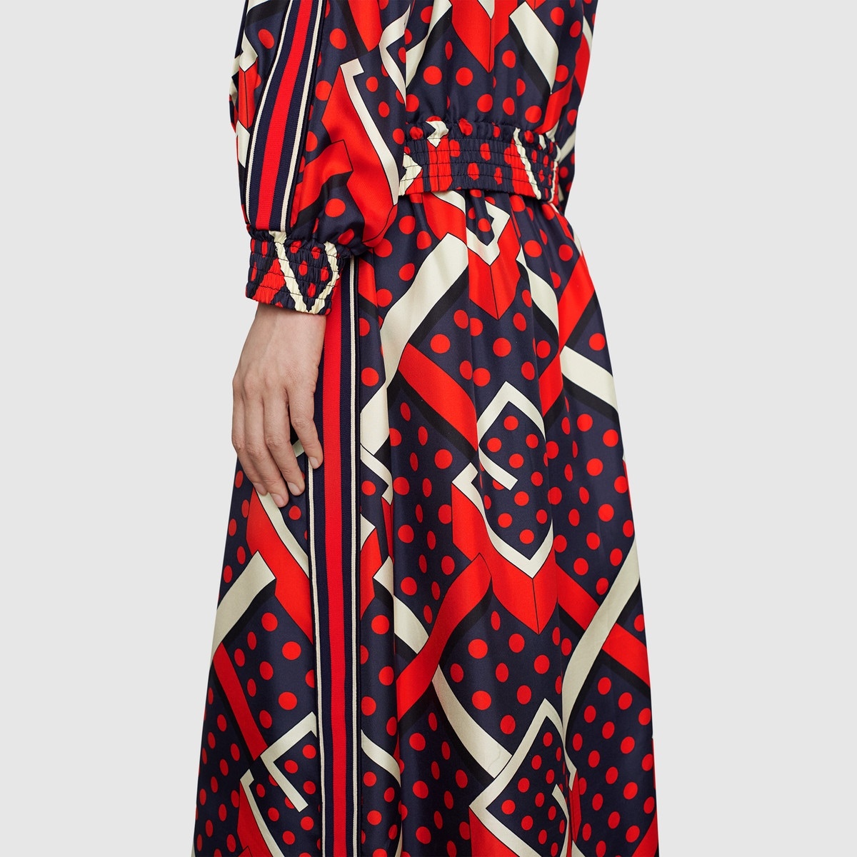 G dot labyrinth print skirt - 5