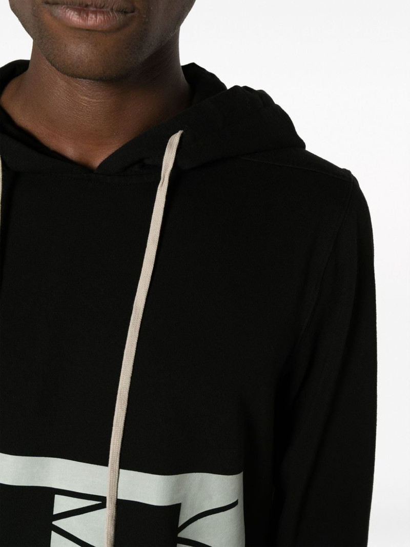 DRKSHDW logo-print hoodie 5
