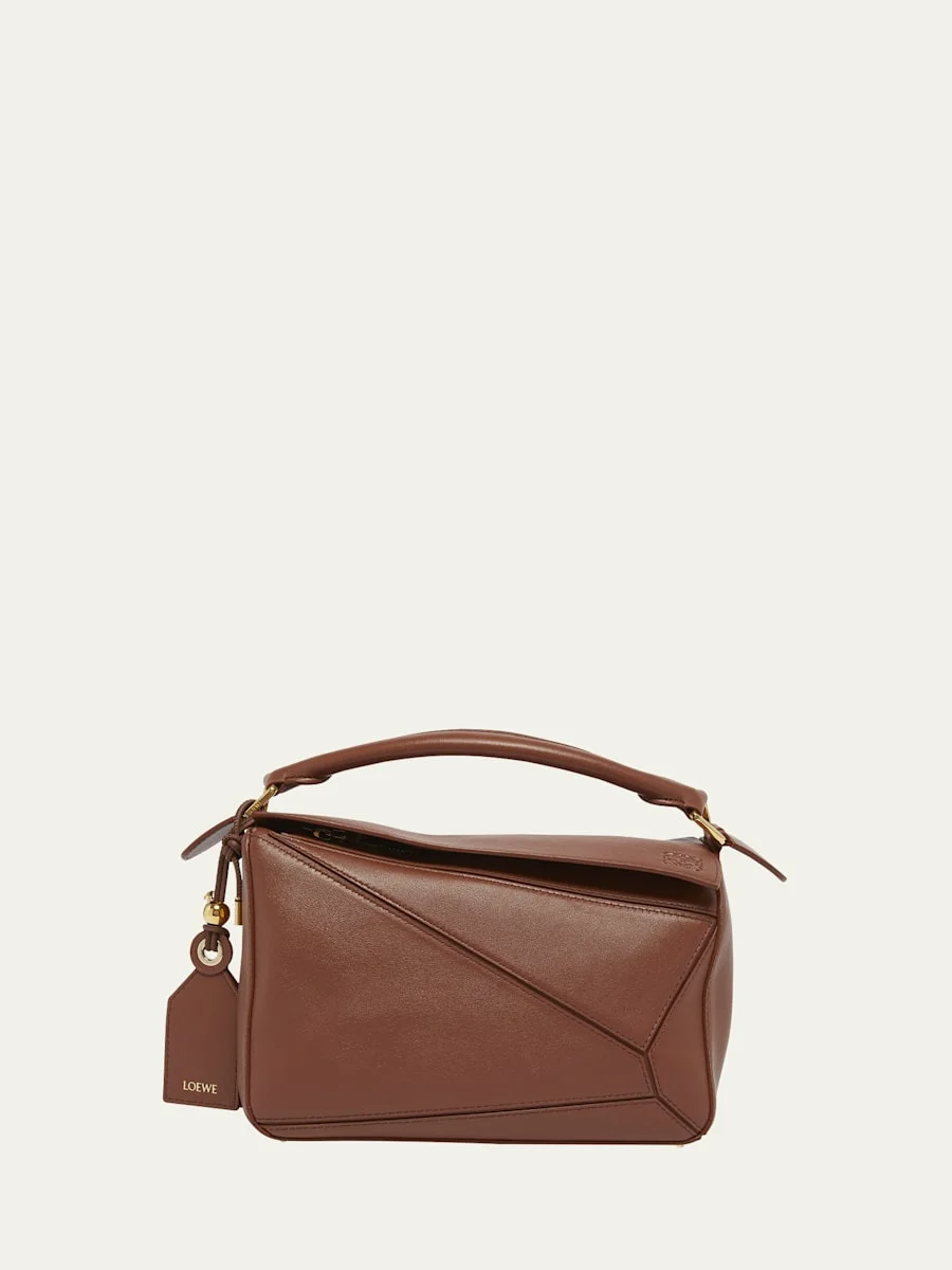 Puzzle Elevated Small Top-Handle Bag in Leather - 1