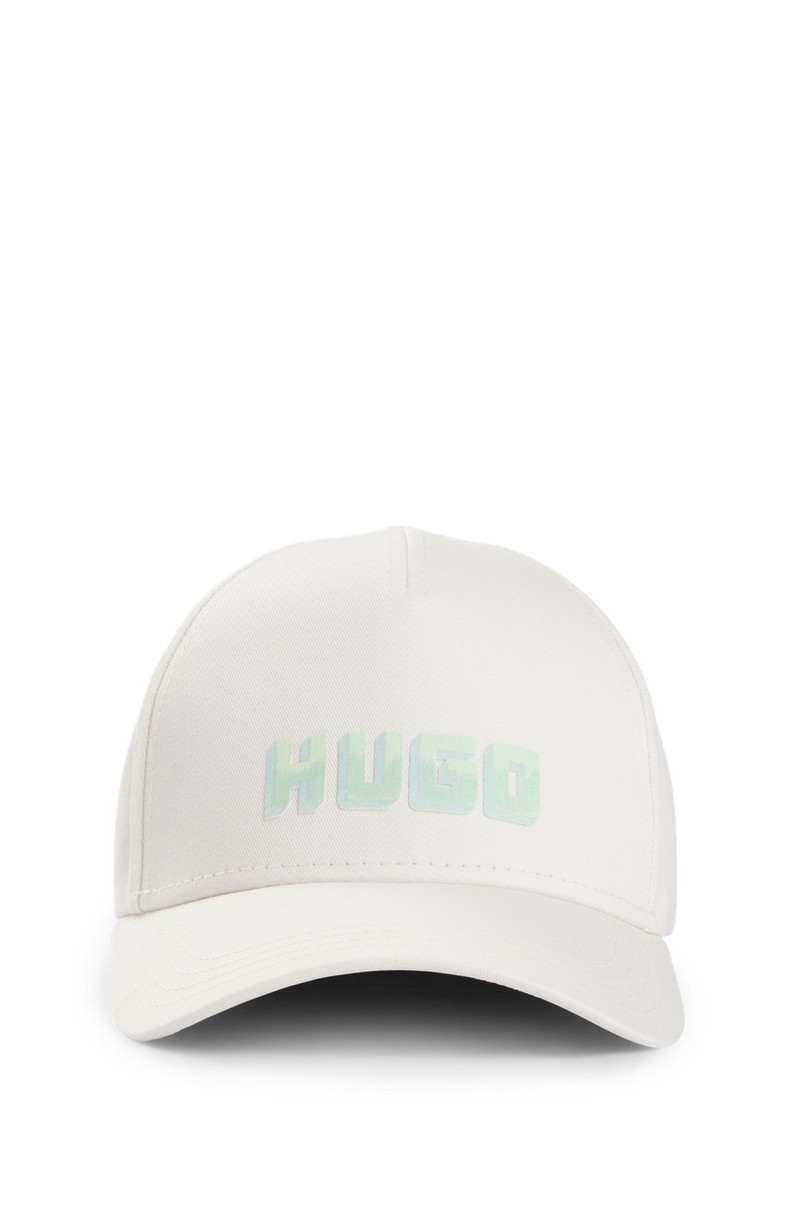 HUGO COTTON-TWILL FIVE-PANEL CAP WITH LOGO DETAIL outlook