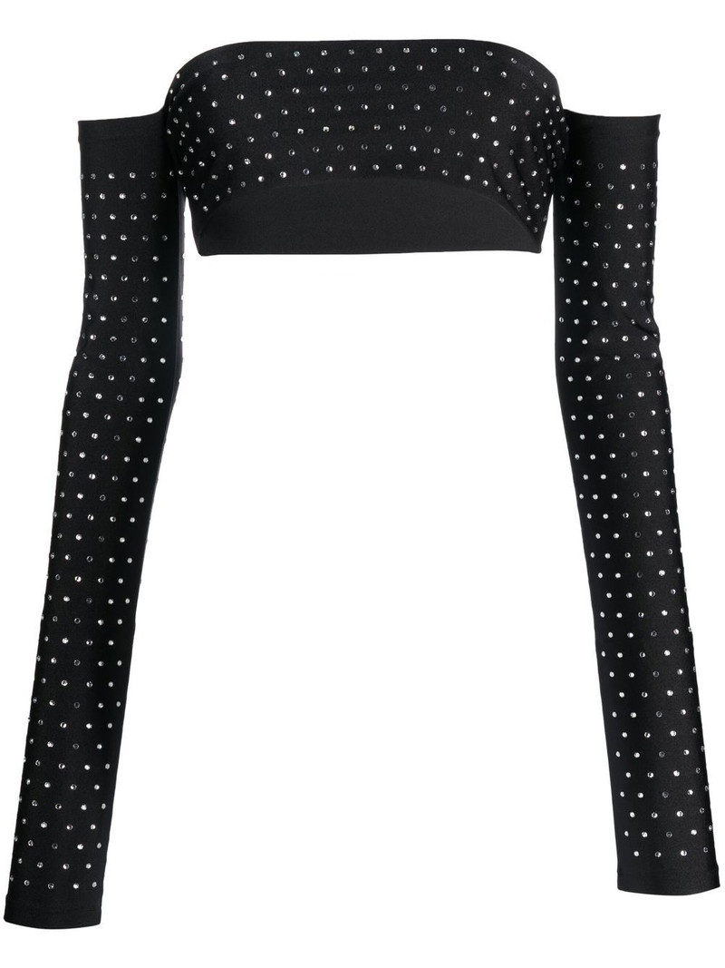 studded off-shoulder top 1