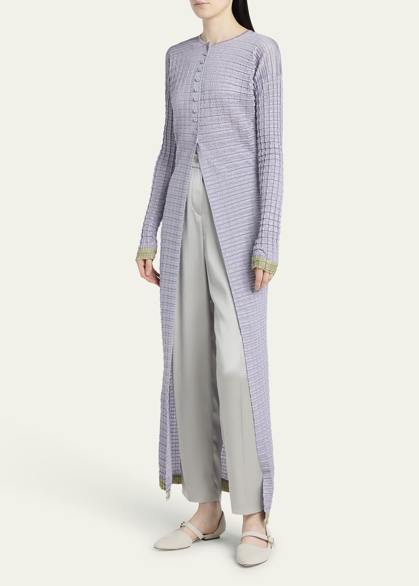 Textured Tipped Cardigan - 4