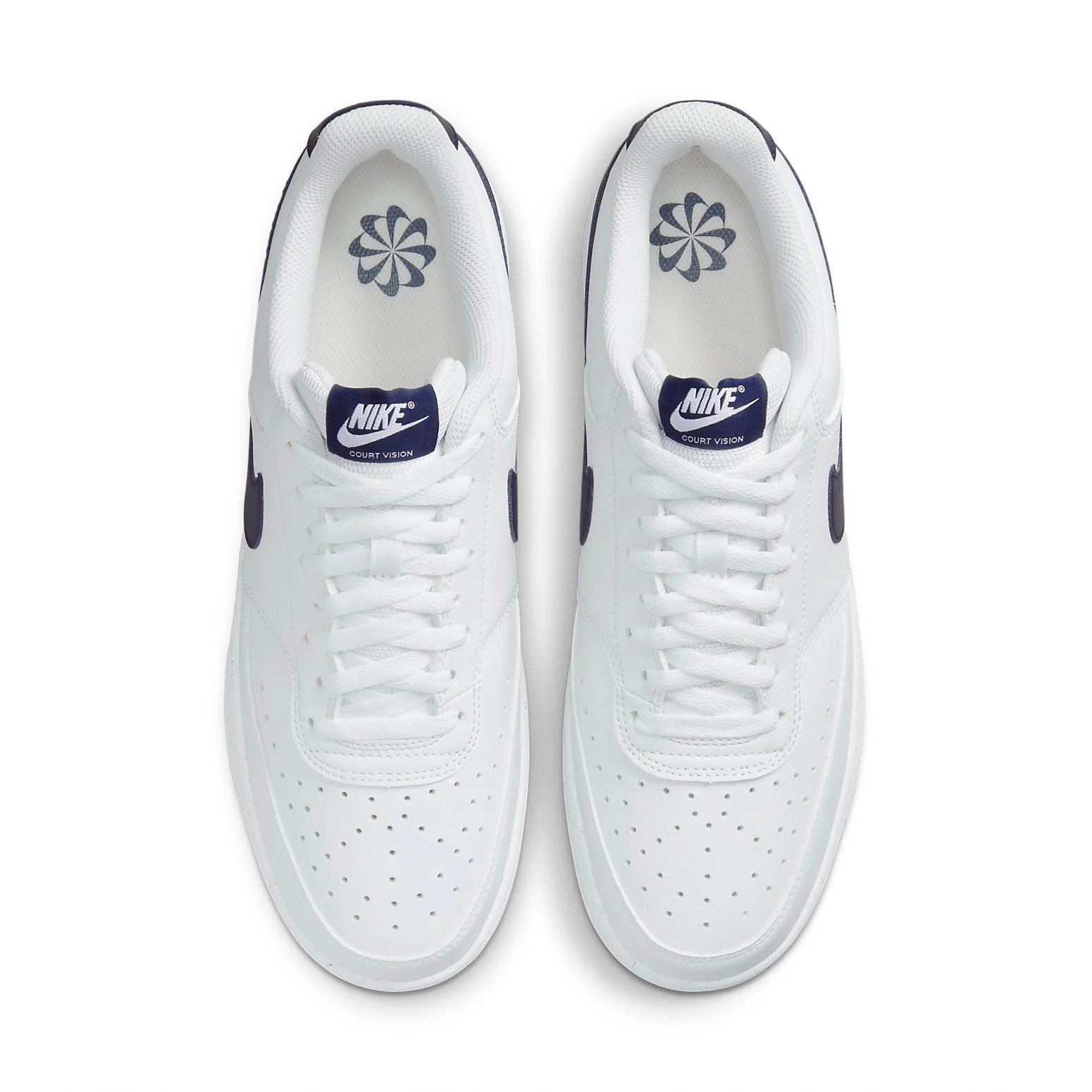 Nike Court Vision Low Next Nature White Midnight Navy Men\'s 9 DH2987-106 Nike Court Vision Low Next Nature | Men main image 2