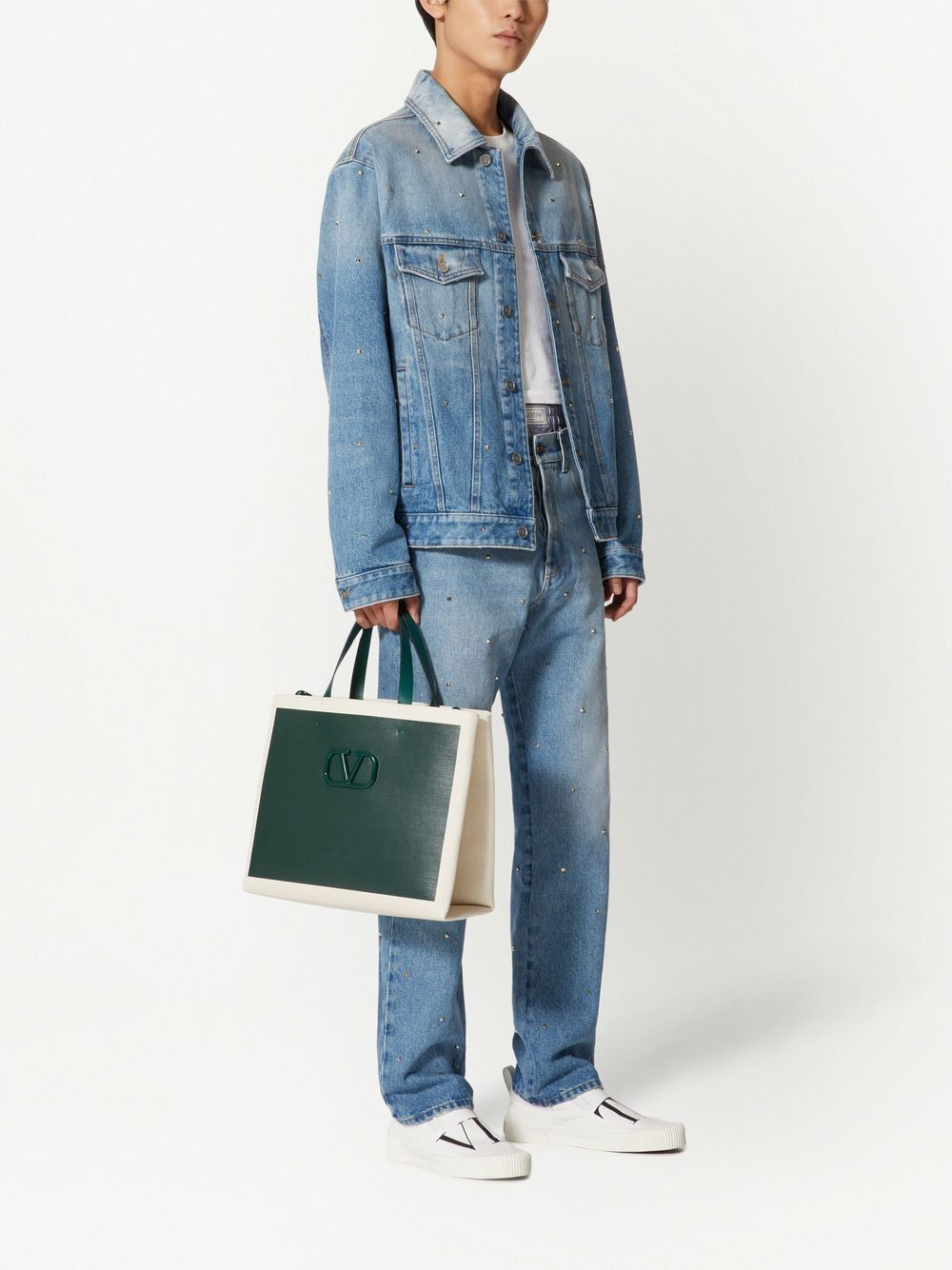 Rockstud Spike studs denim jacket - 2