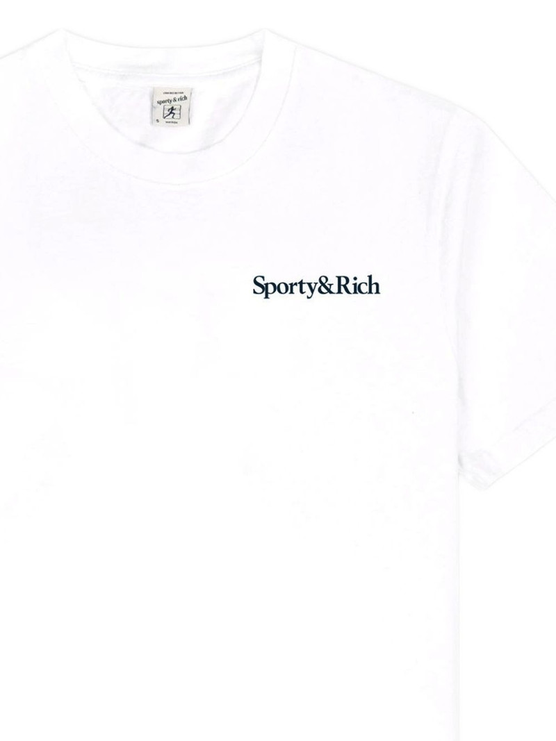 Sporty & Rich logo-print short-sleeve T-shirt outlook