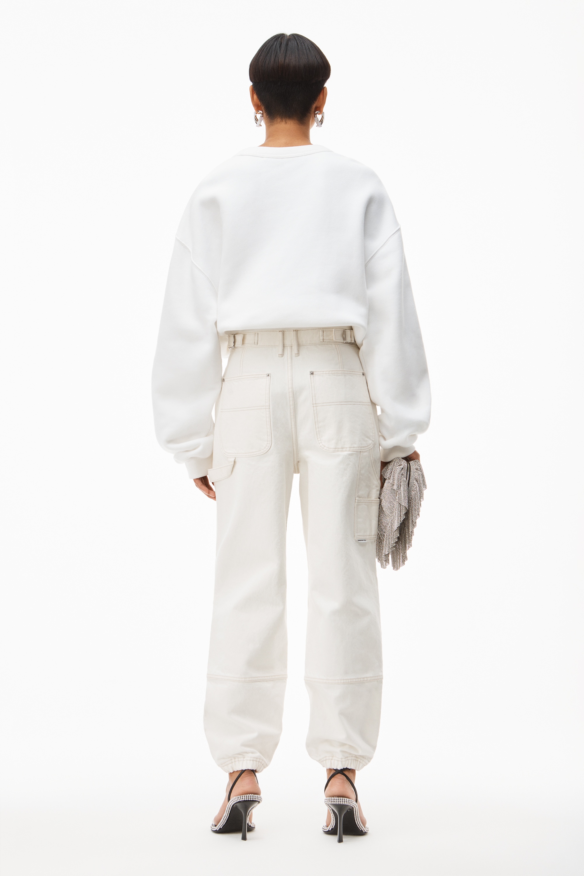 DOUBLE FRONT CARPENTER PANT IN DENIM - 5