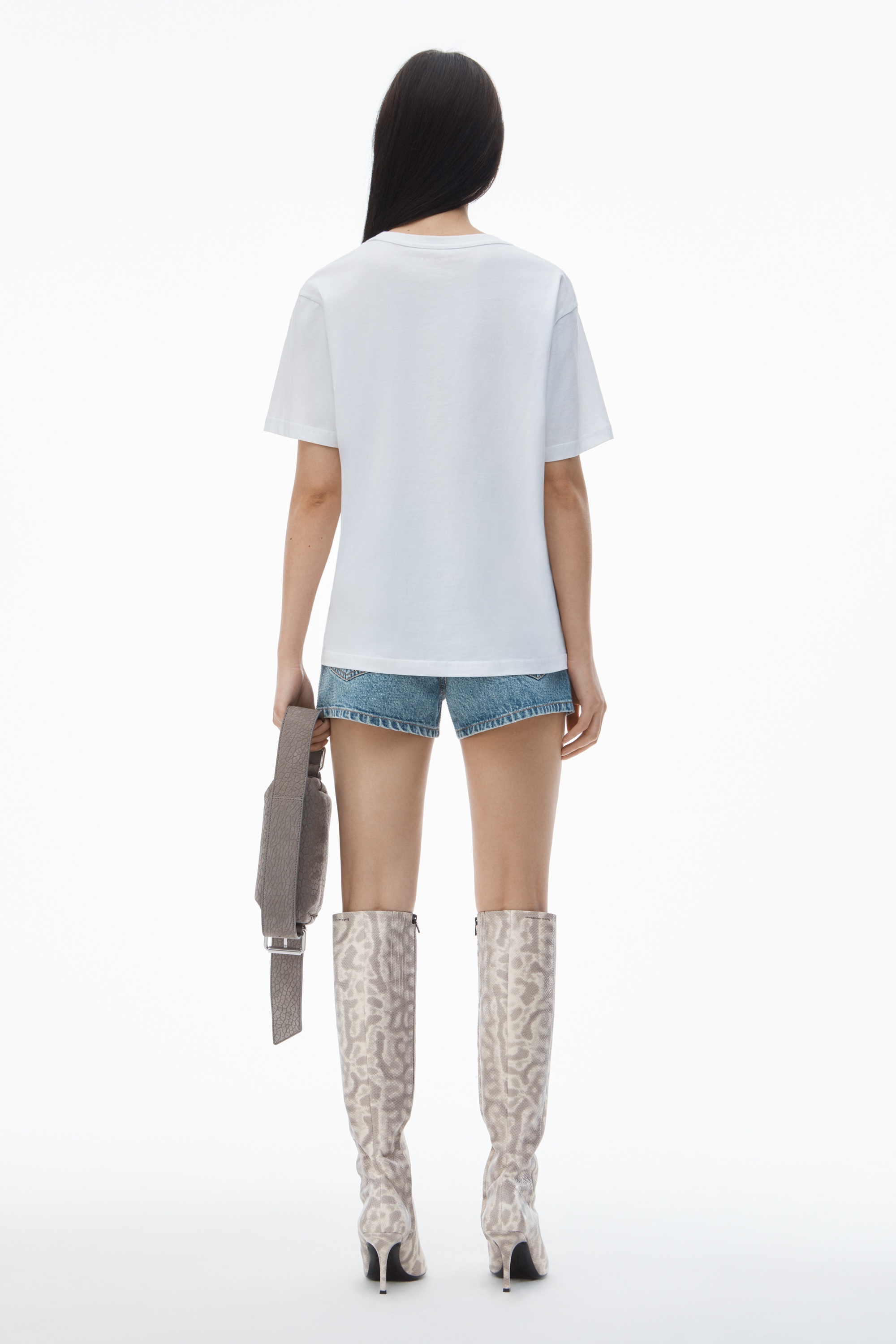 PUFF LOGO TEE IN COTTON JERSEY - 4