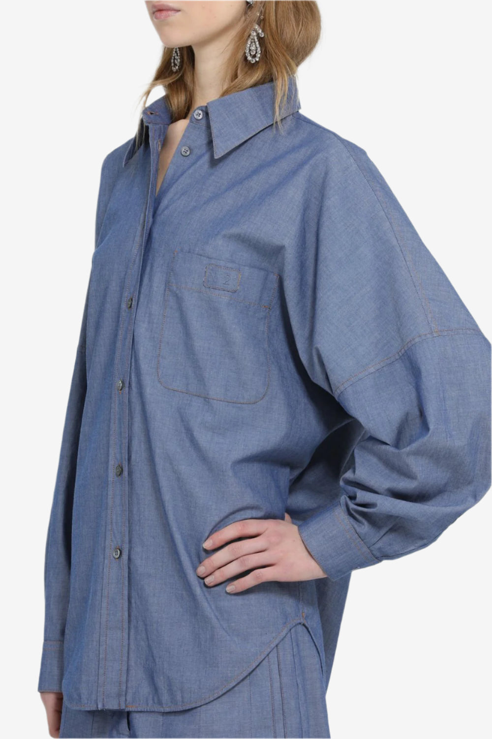 COTTON SHIRT WITH POCKET - 5