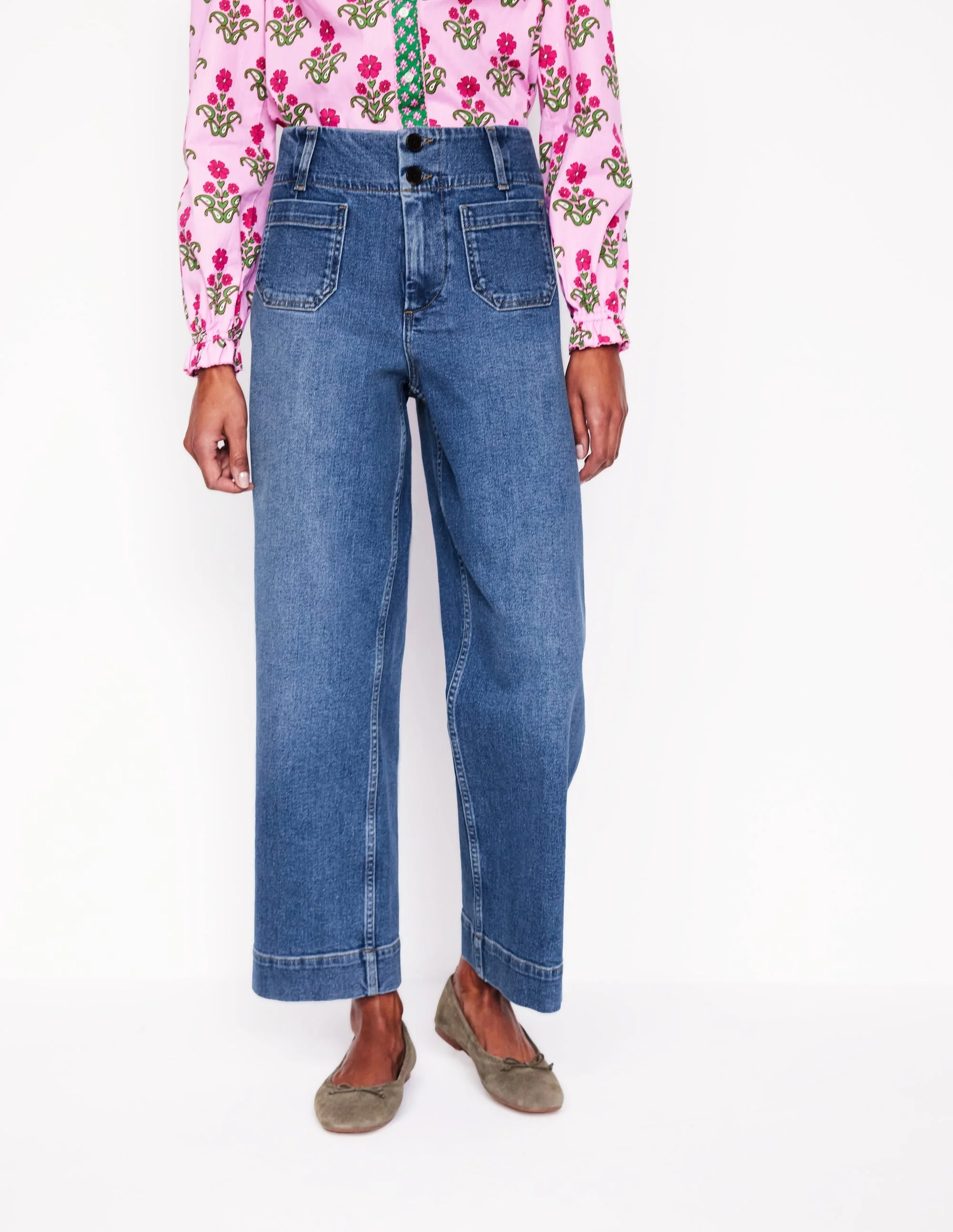 Primrose Cropped Pants-Light Vintage - 1