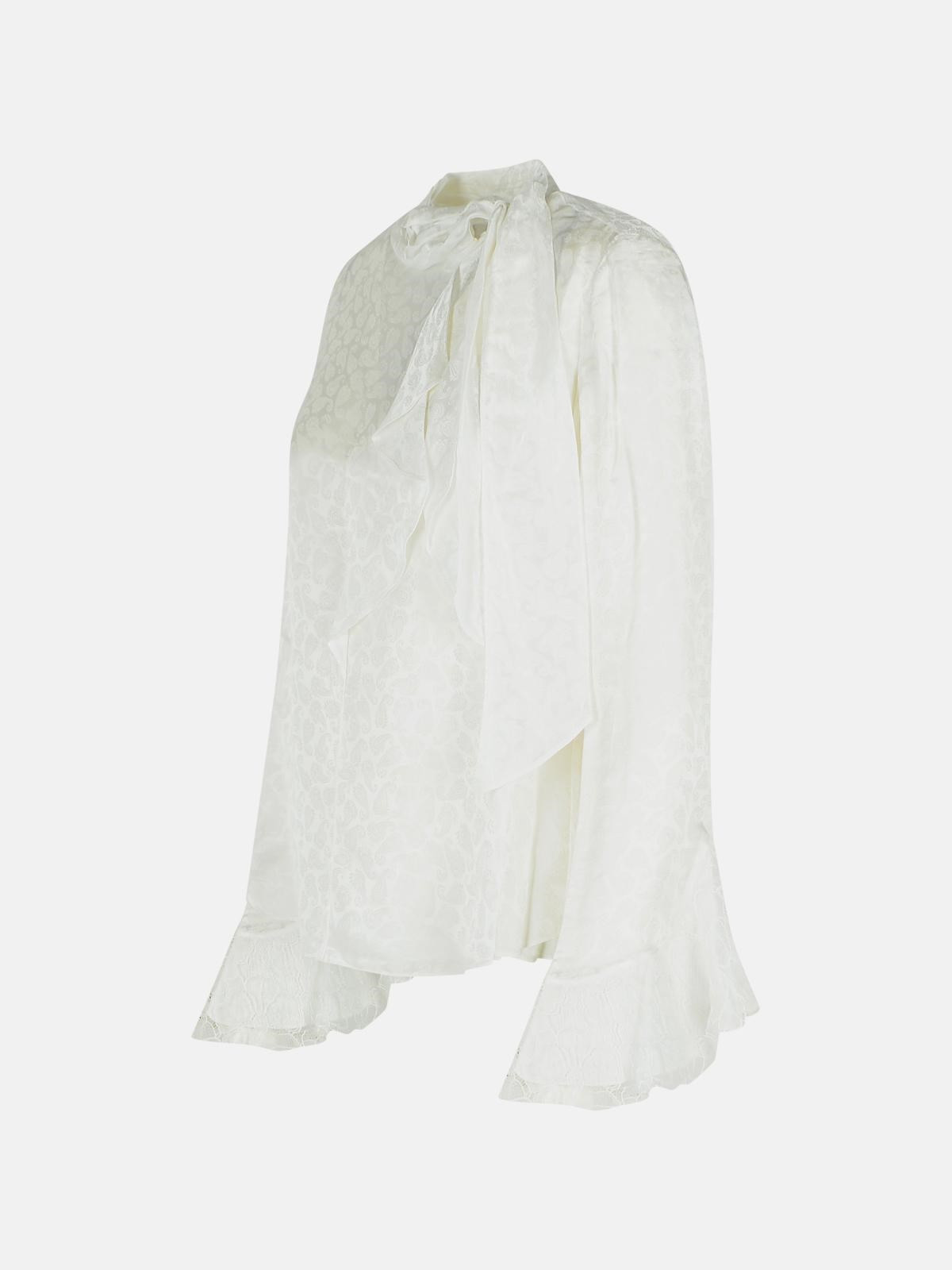 'RAPHAELLA BLOUSE IN SILK AND WHITE VISCOSE - 2